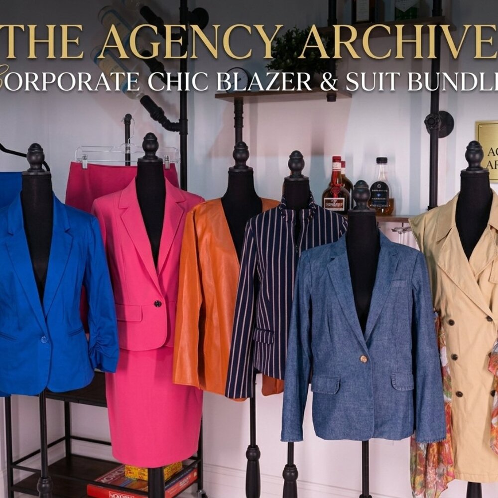 Iconic Assorted Brands Corporate Chic Blazer & Suit Bundle in Mixed Palette